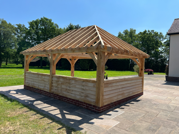 oak gazebo